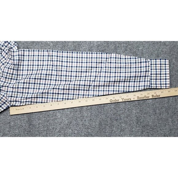 UNTUCKit Seyval WF Shirt Mens LT Multicolor Check Long Sleeve Button Up New - Picture 12 of 13